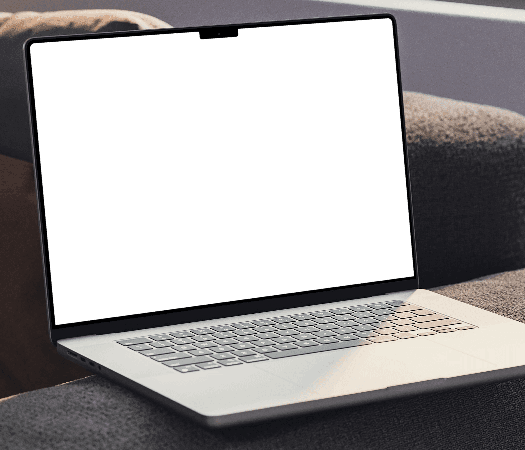 Le site LocFamily sur un MacBook